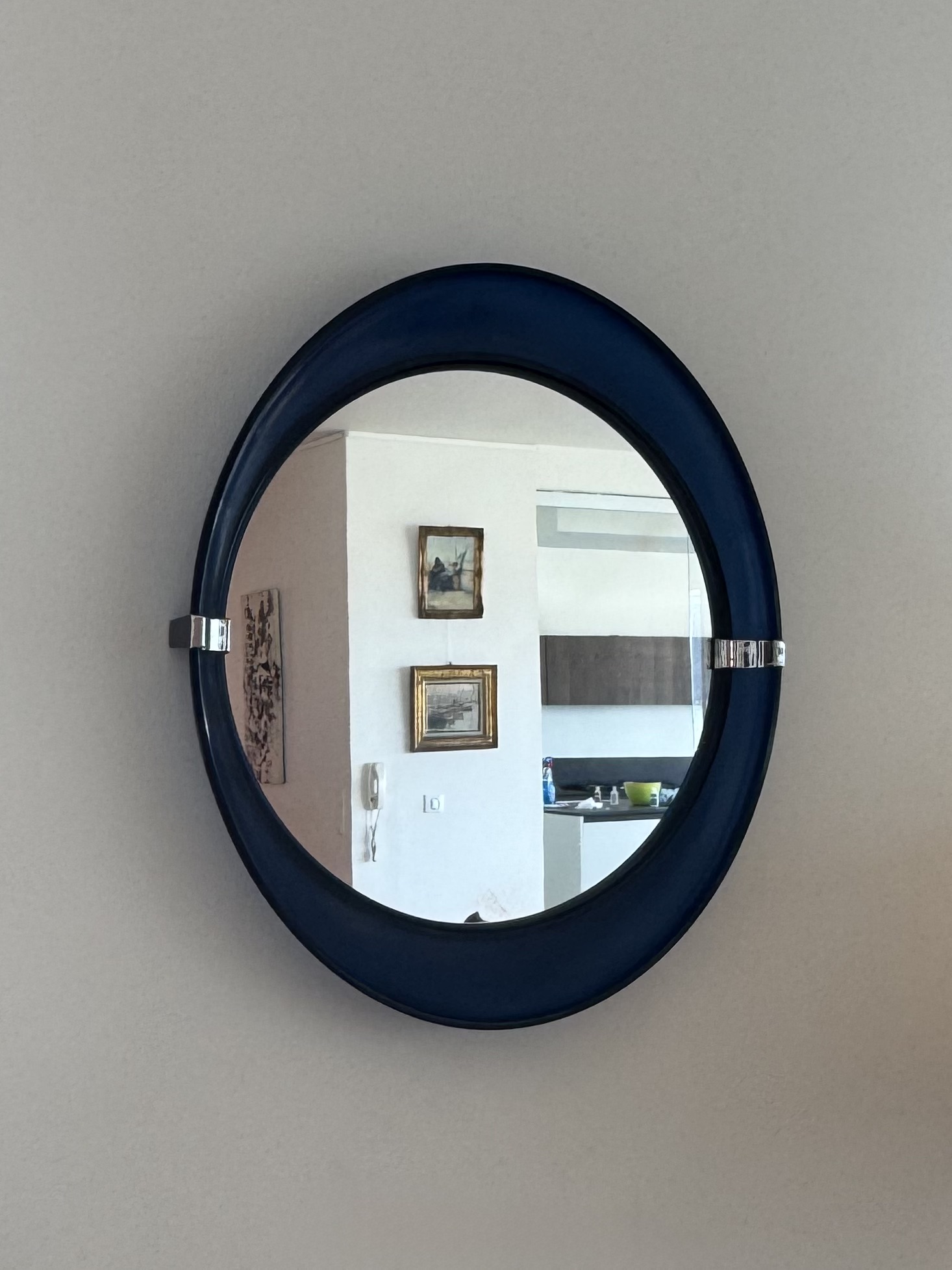 Miroir en plexiglas Bleu 