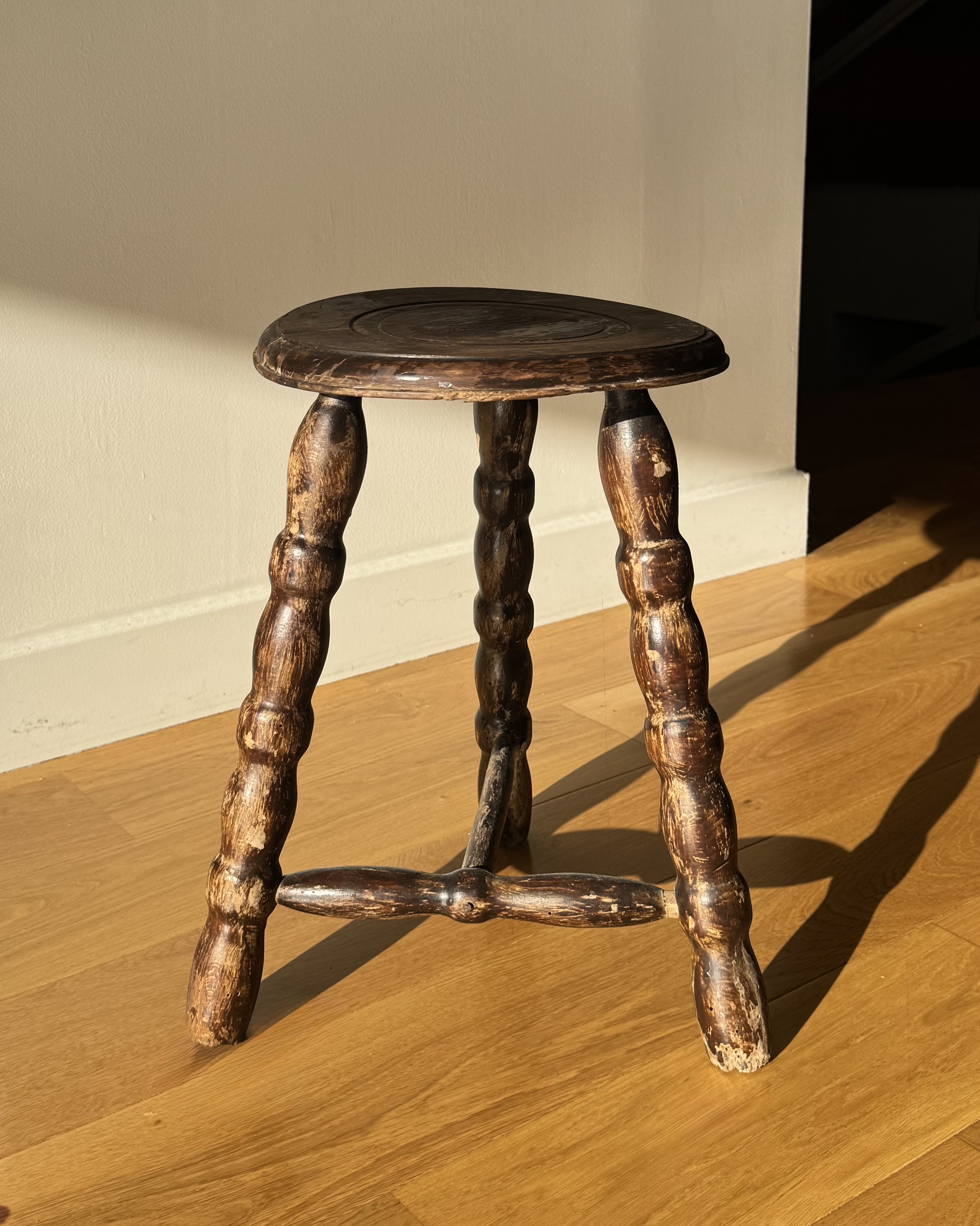 Trèpieds de ferme en bois de hêtre 